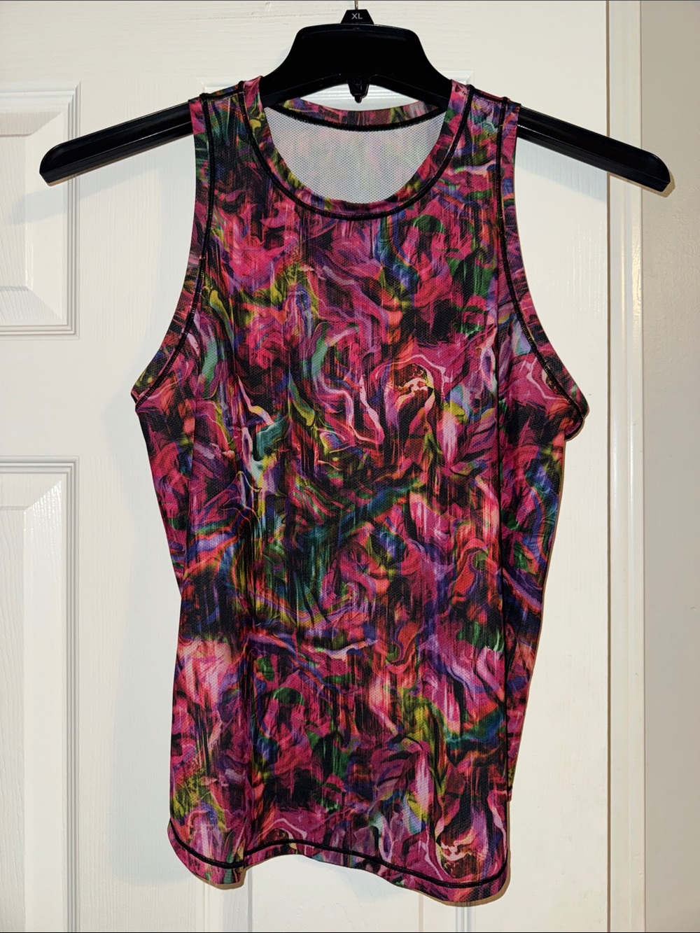 lululemon athletica Pink Multicolor Swirl Performance Tank